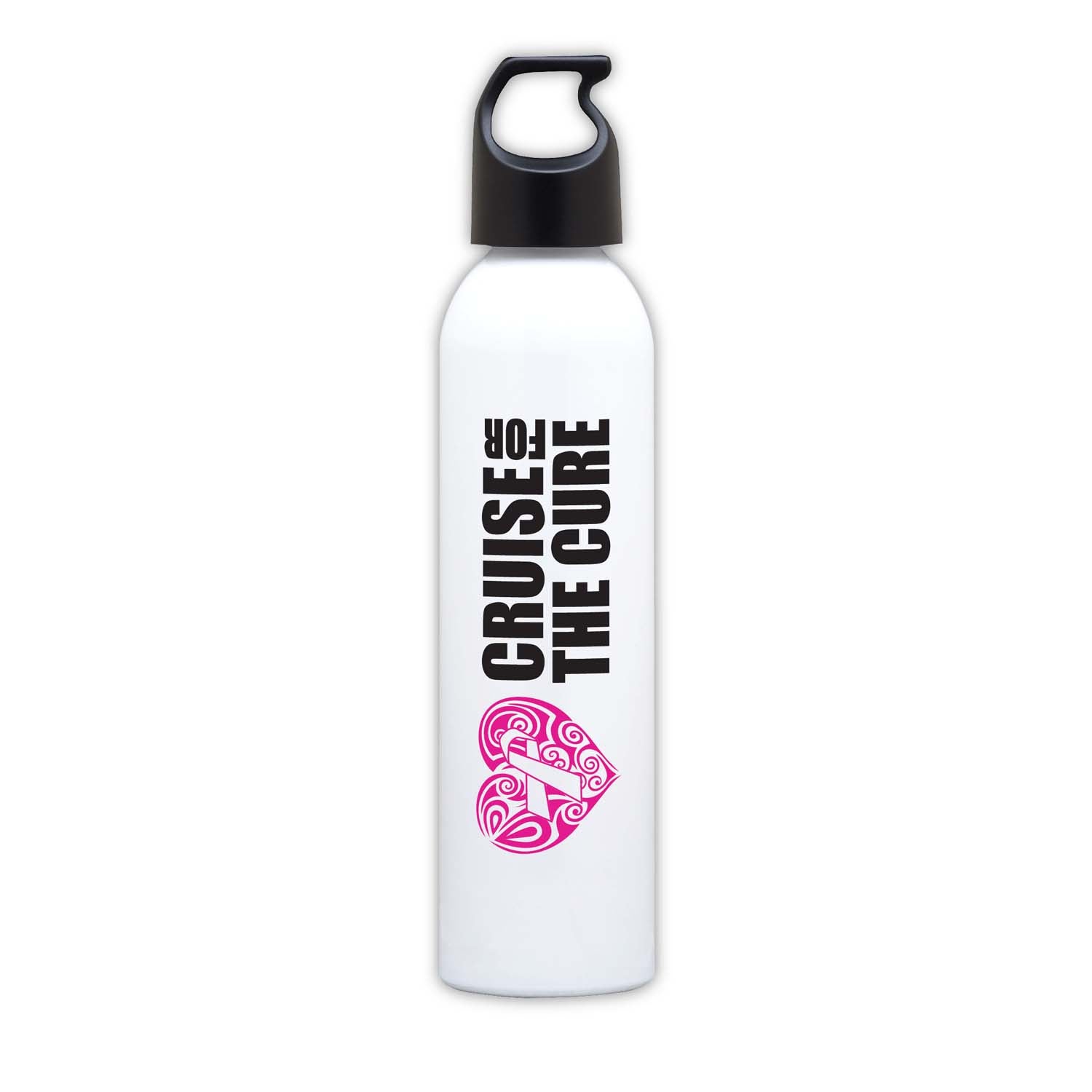 Breast Cancer Awareness Water Bottle -  USA Made Aluminum