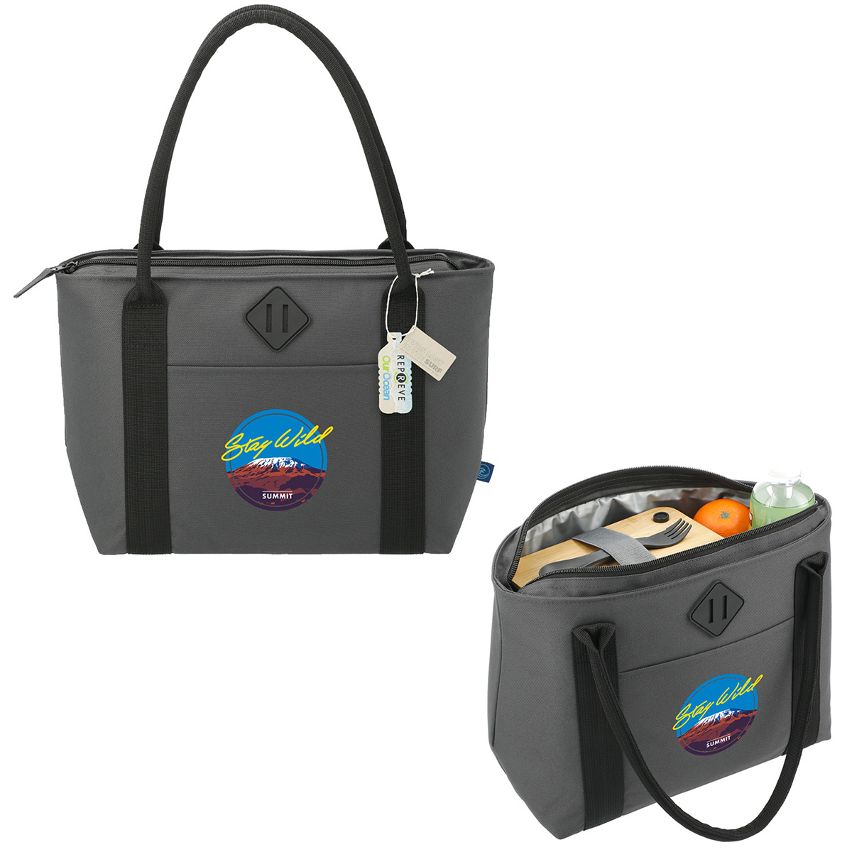 Recycled Ocean Plastic 12 Can Tote Cooler