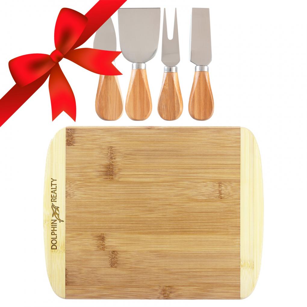 Cutting Board with Cheese Knife Gift Set Sale