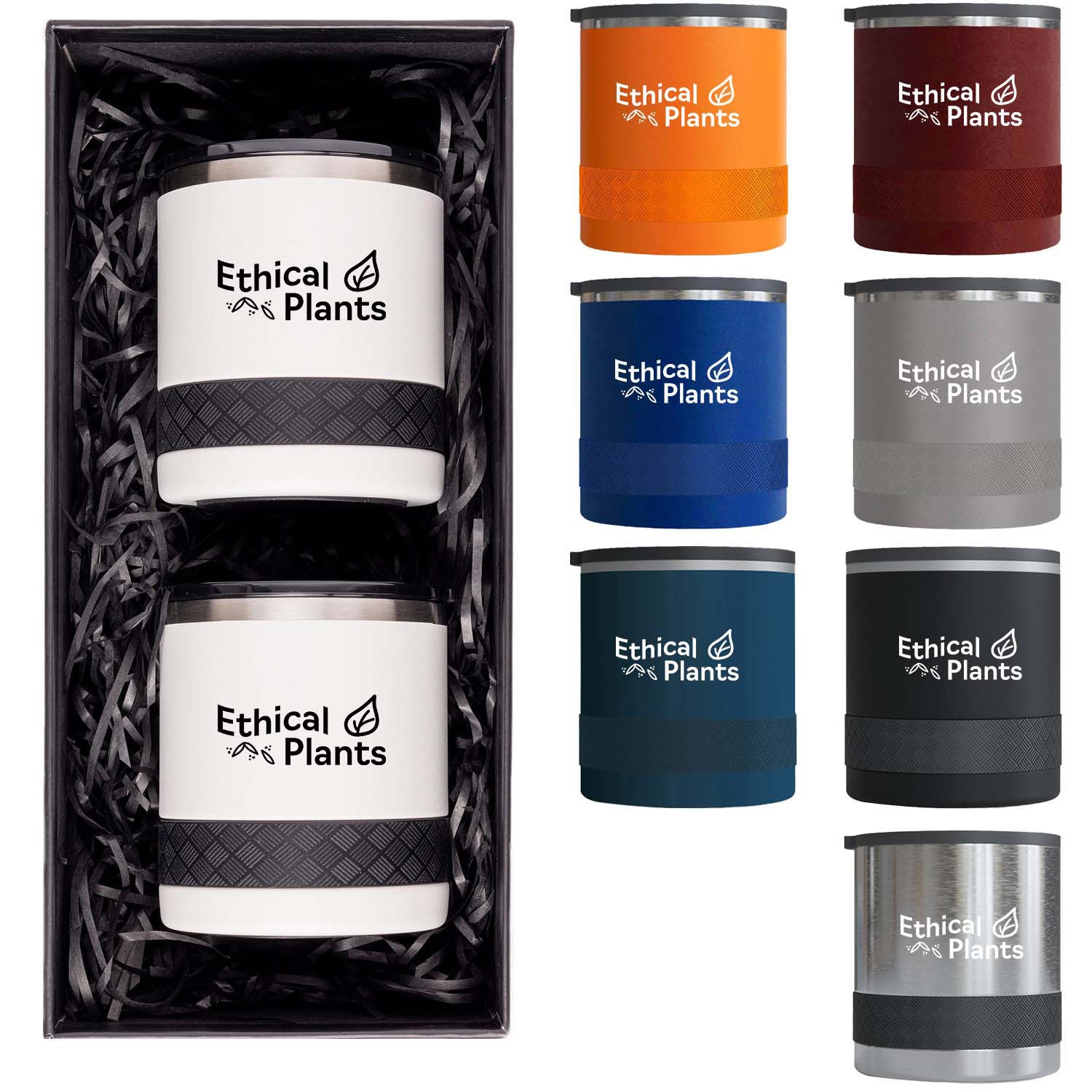 Elemental® Stainless Steel Rocks Tumbler Set | 10 oz