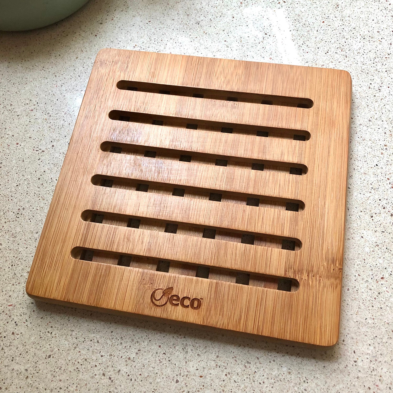 Custom Engraved Bamboo Trivet Promotional Product