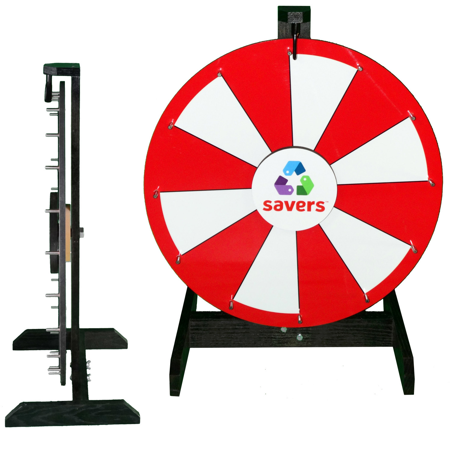 Dry Erase Prize Wheel USA Made with Case | Full Color | 16" 