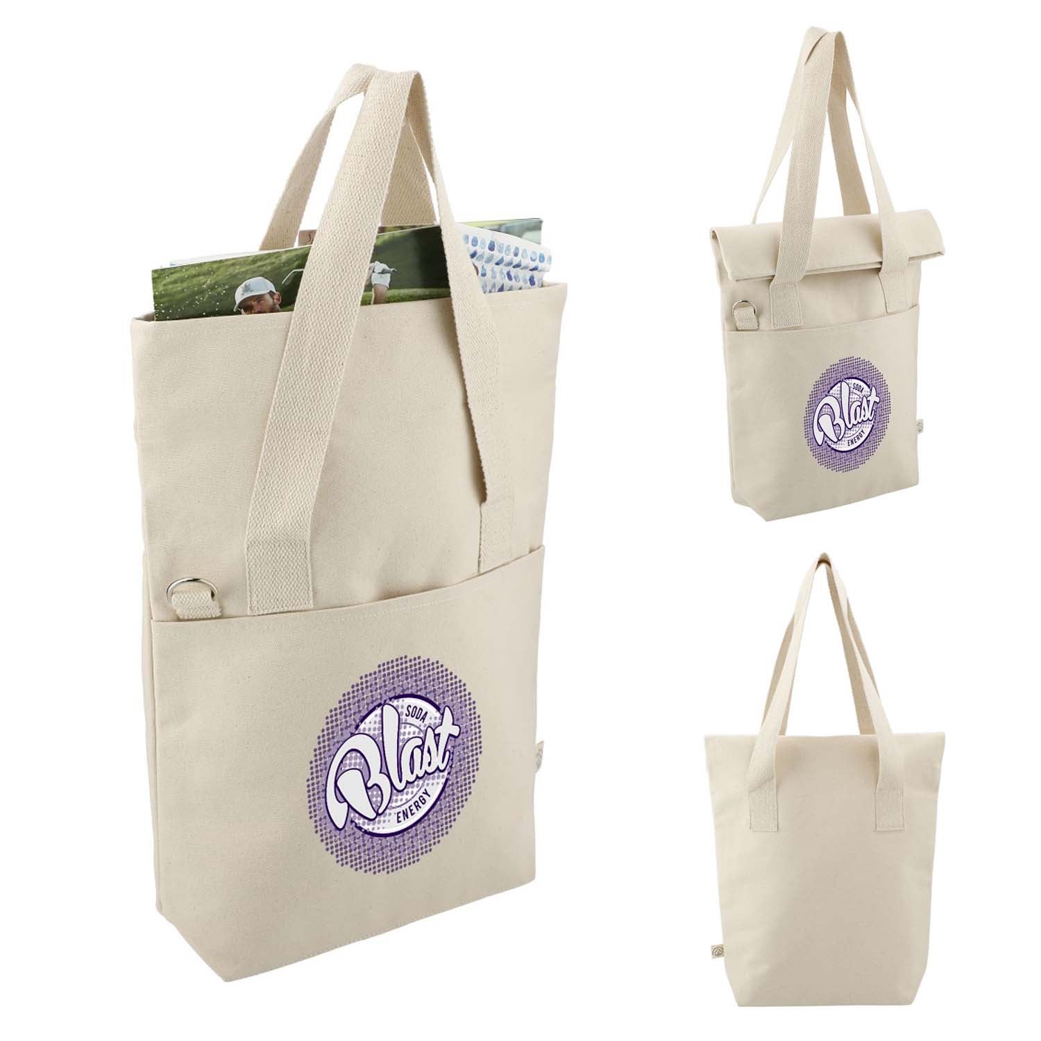 Organic Cotton Travel Tote | 4x14x16