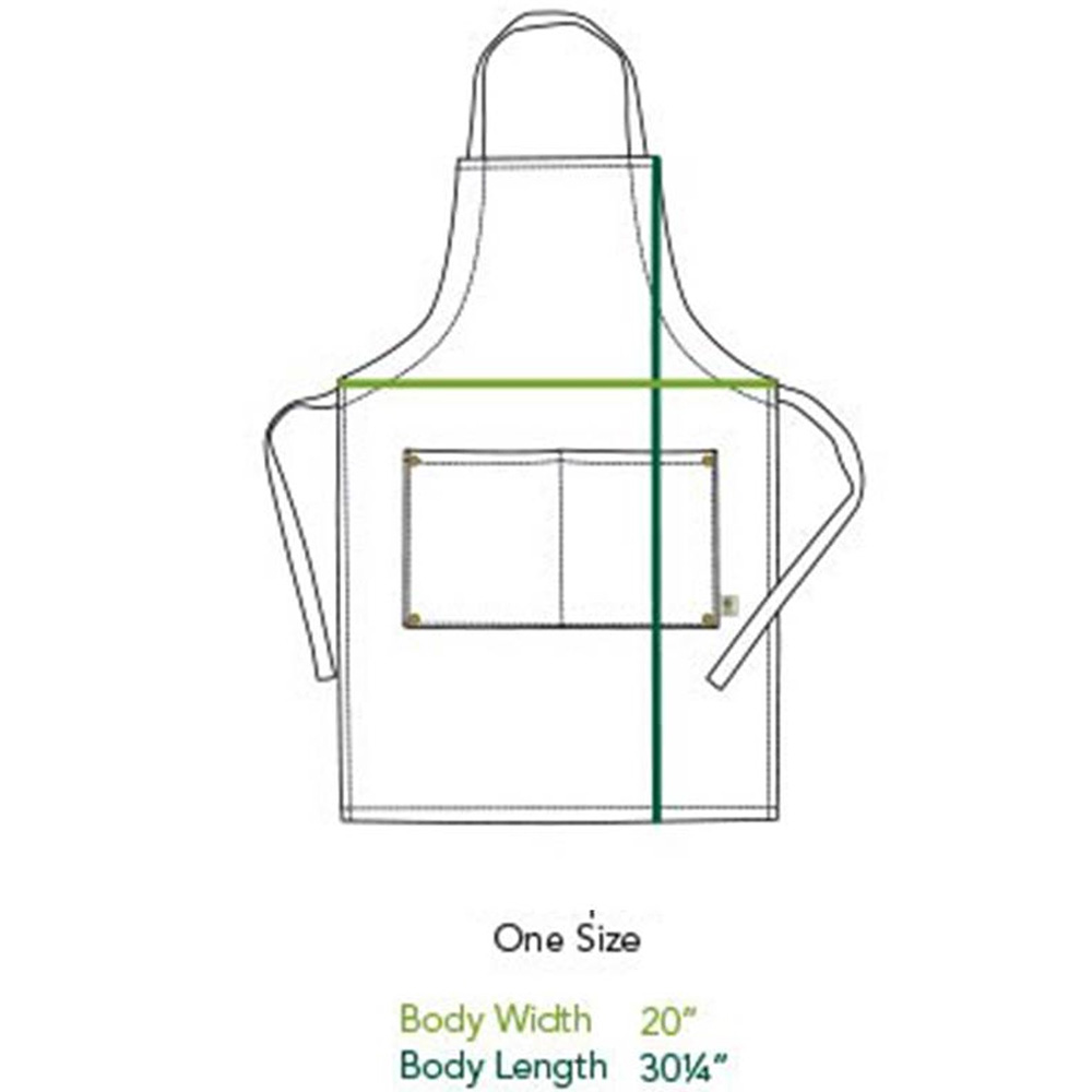 Certified Organic Cotton | Recycled Apron - specifications