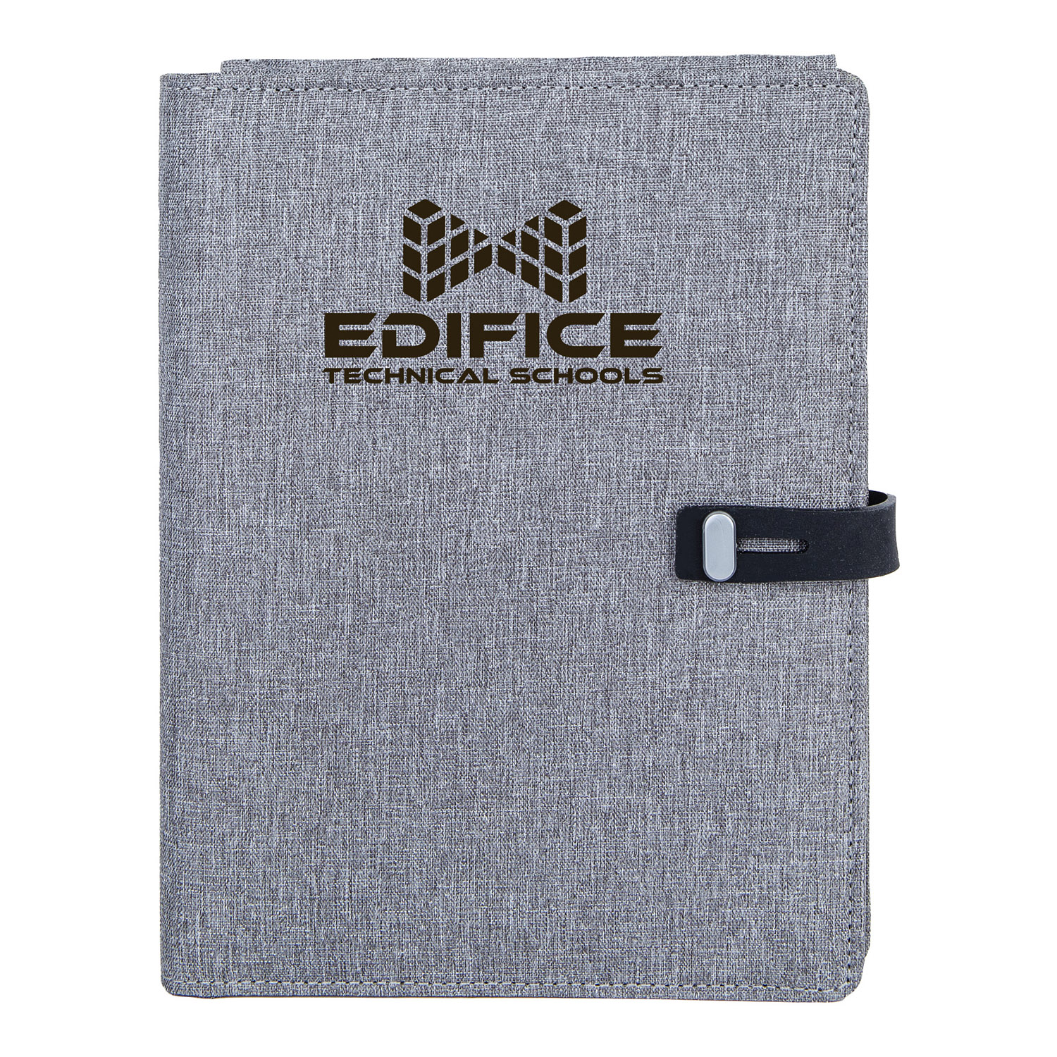 Recycled rPET Padfolio with Wireless Charger | 7x9