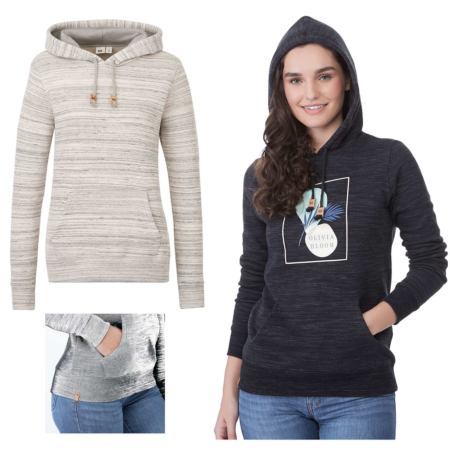 Women's Organic Cotton Eco Pullover Hoodie | Recycled