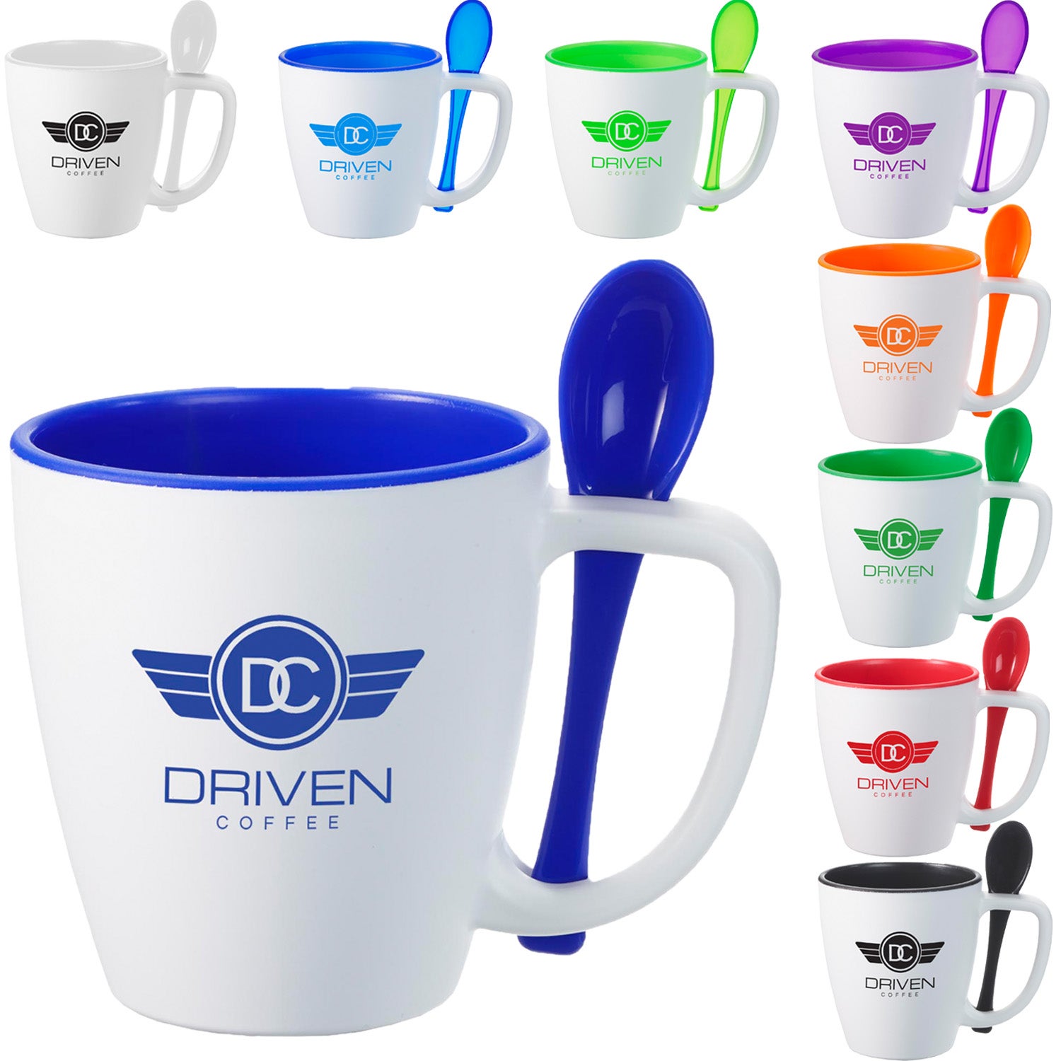 Custom Made Stir & Sip Mug | 16 oz | USA Made