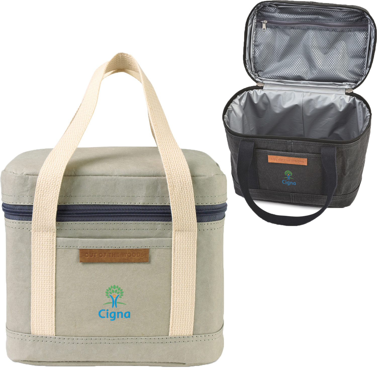Out of the Woods® Paper Zippered Lunch Tote | 9x8x7