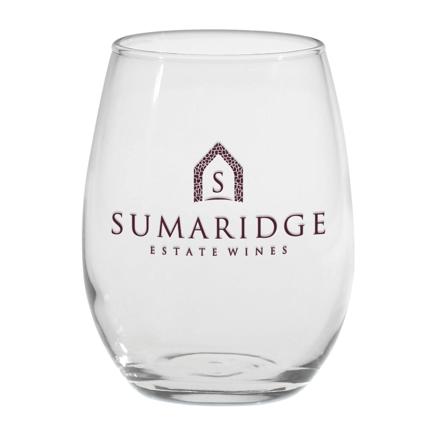 Stemless Wine Glass | USA Made | 9 oz