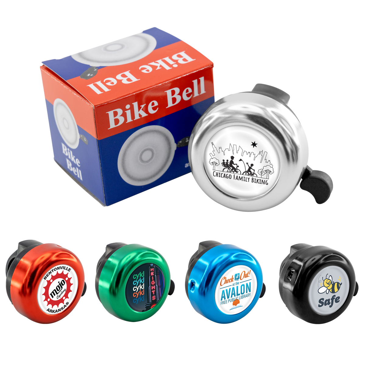 Custom Personalized Bicycle Handlebar Bike Bell