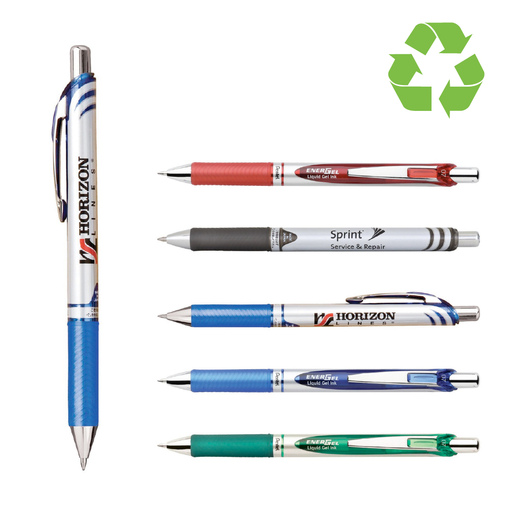 Recycled RTX EnerGel® Liquid Gel Ink Click Pen  Refillable