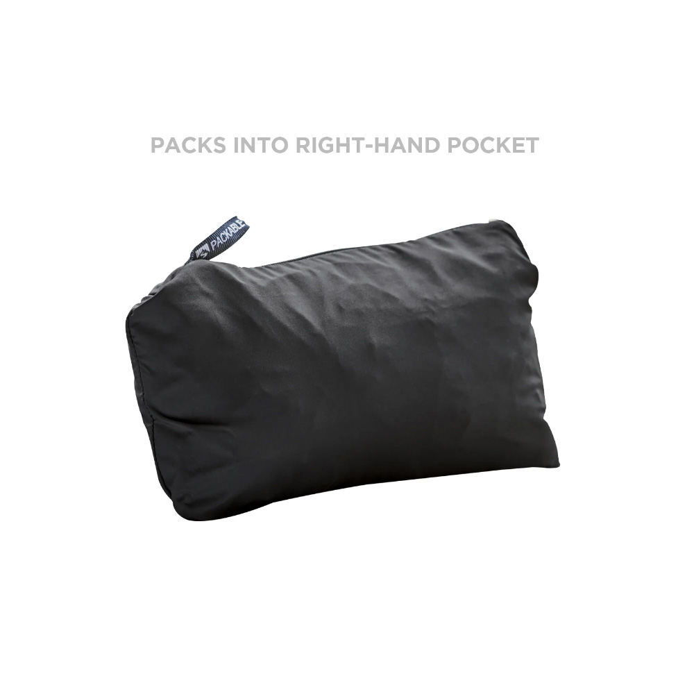 Packable Rain Jacket - Packed