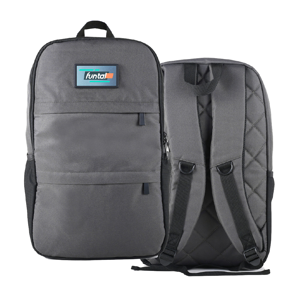 Water Resistant Backpack with Front Pockets | Recycled | 18x12x4