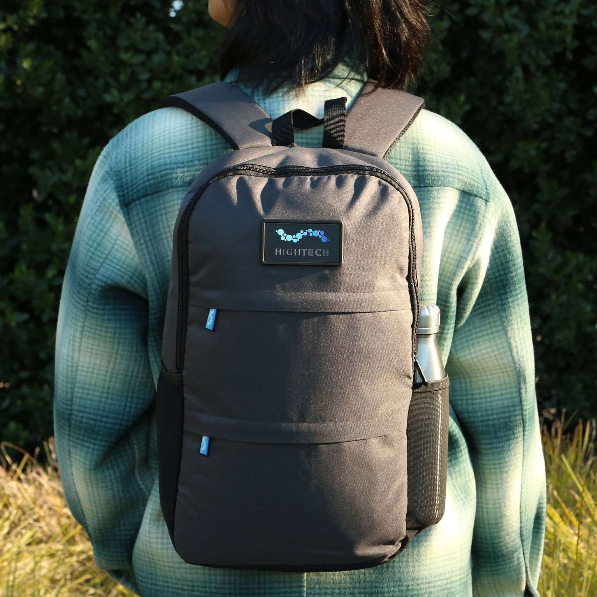 Water Resistant Backpack with Front Pockets | Recycled | 18x12x4