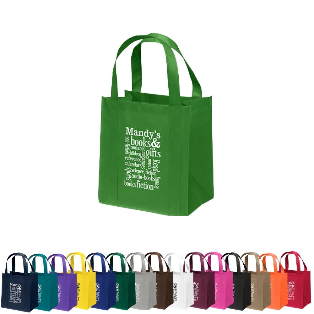 Recycled Grocery Bag | Reusable Tote | 12x8x13