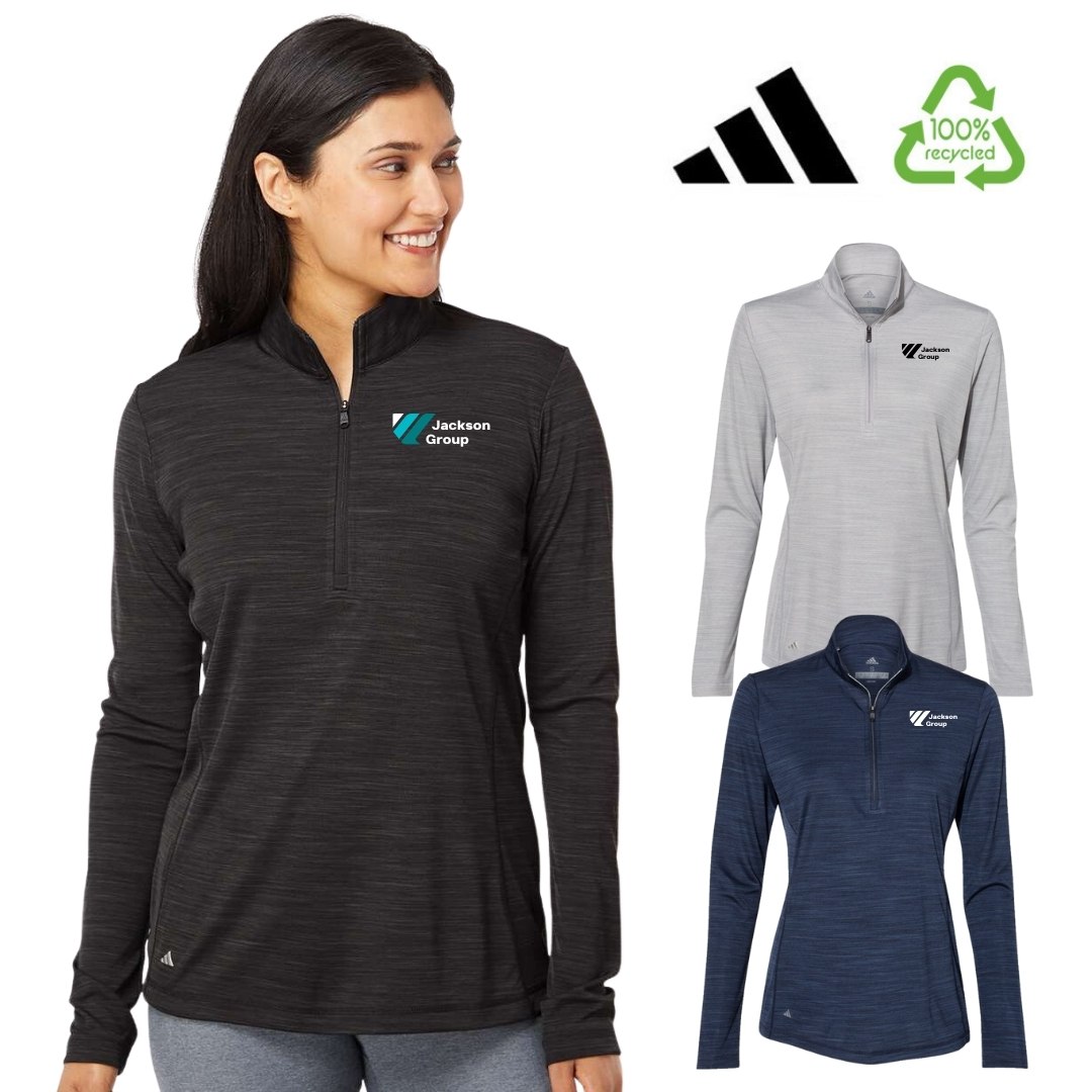 Women's Adidas Unisex Quarter Zip | Recycled  