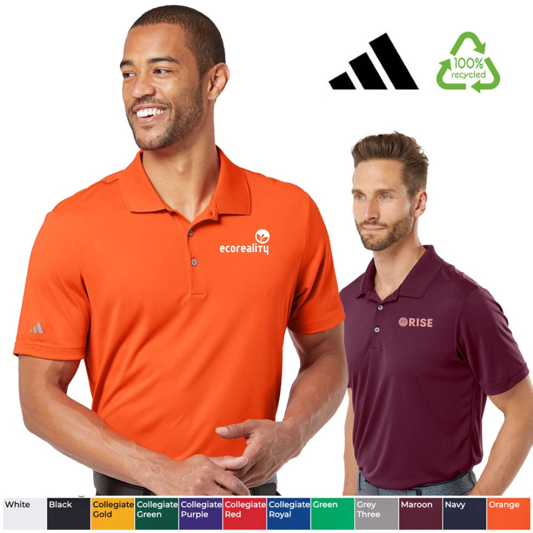 Adidas Recycled Performance Polo with UPF 50