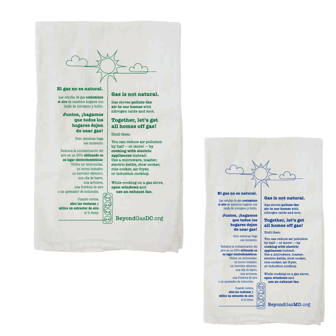 100% Organic Cotton Tea Towel | Reusable