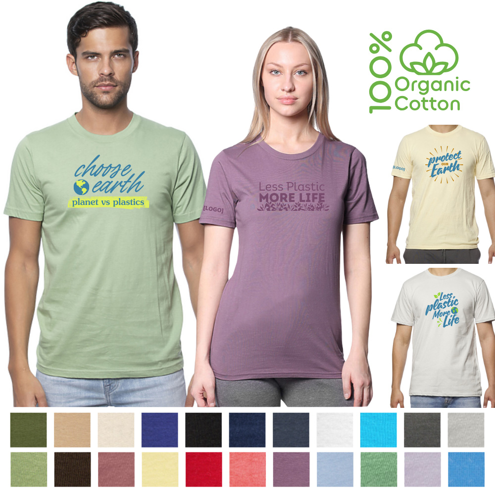 Earth Day 100% Organic Cotton Adult Unisex T-Shirt | USA Made
