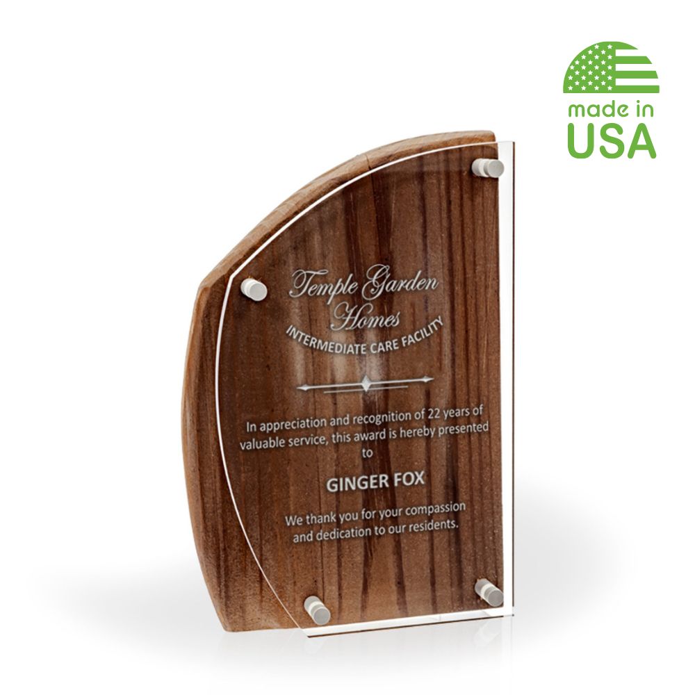 Reclaimed Barn Wood & Recycled Acrylic Award | 10"