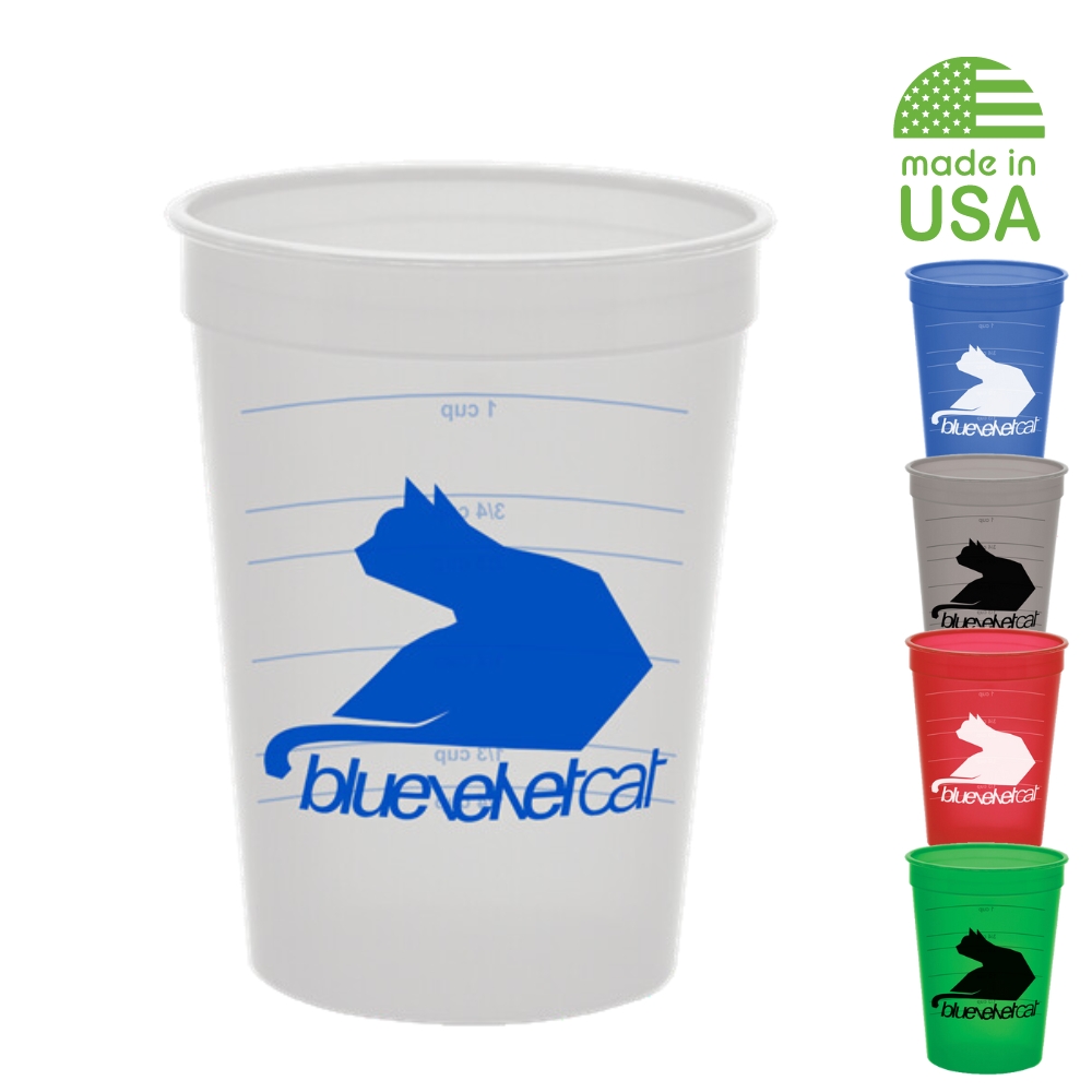 Recycled Stadium Measuring Cup | USA Made | 12 oz