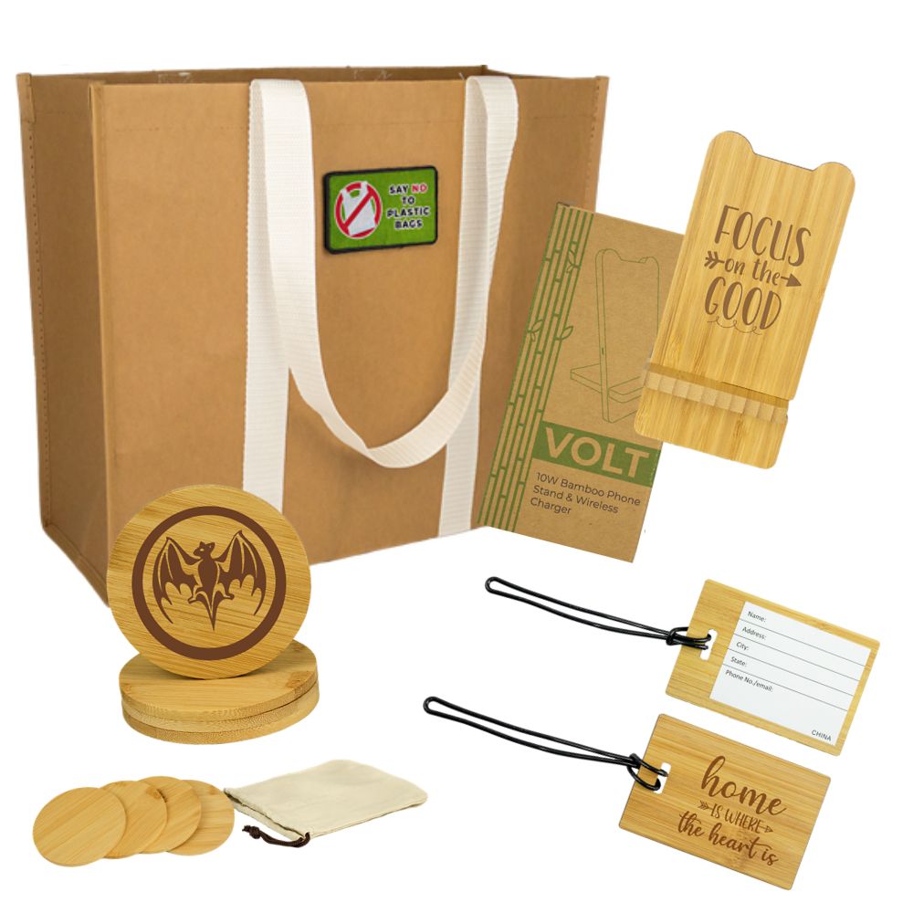 FSC Certified Tote | Bamboo Lifestyle Gift Set | 16x6