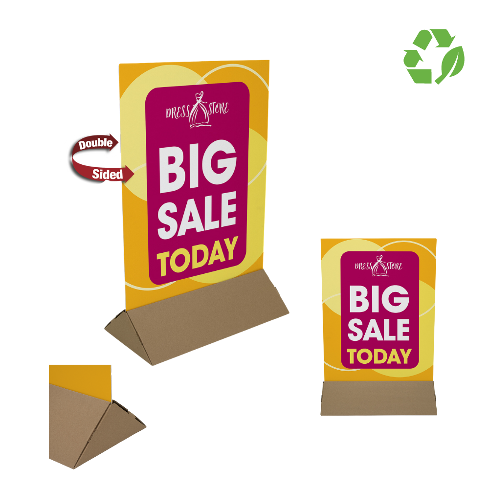 Fully Custom Double Sided Recyclable Display Board 