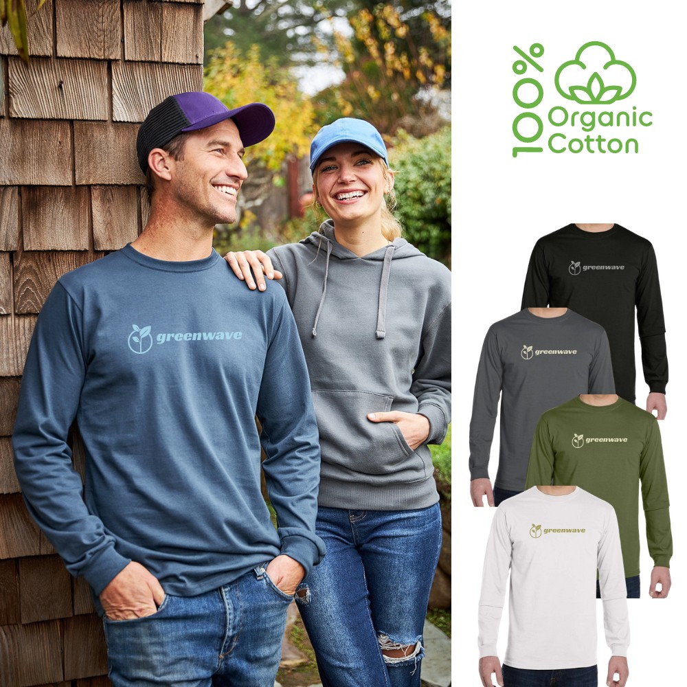Custom Organic Cotton Long Sleeve T-Shirt