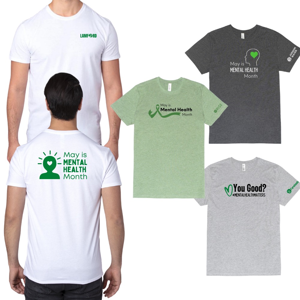 Mental Health Awareness Theme Recycled Unisex Eco Short Sleeve T-Shirt