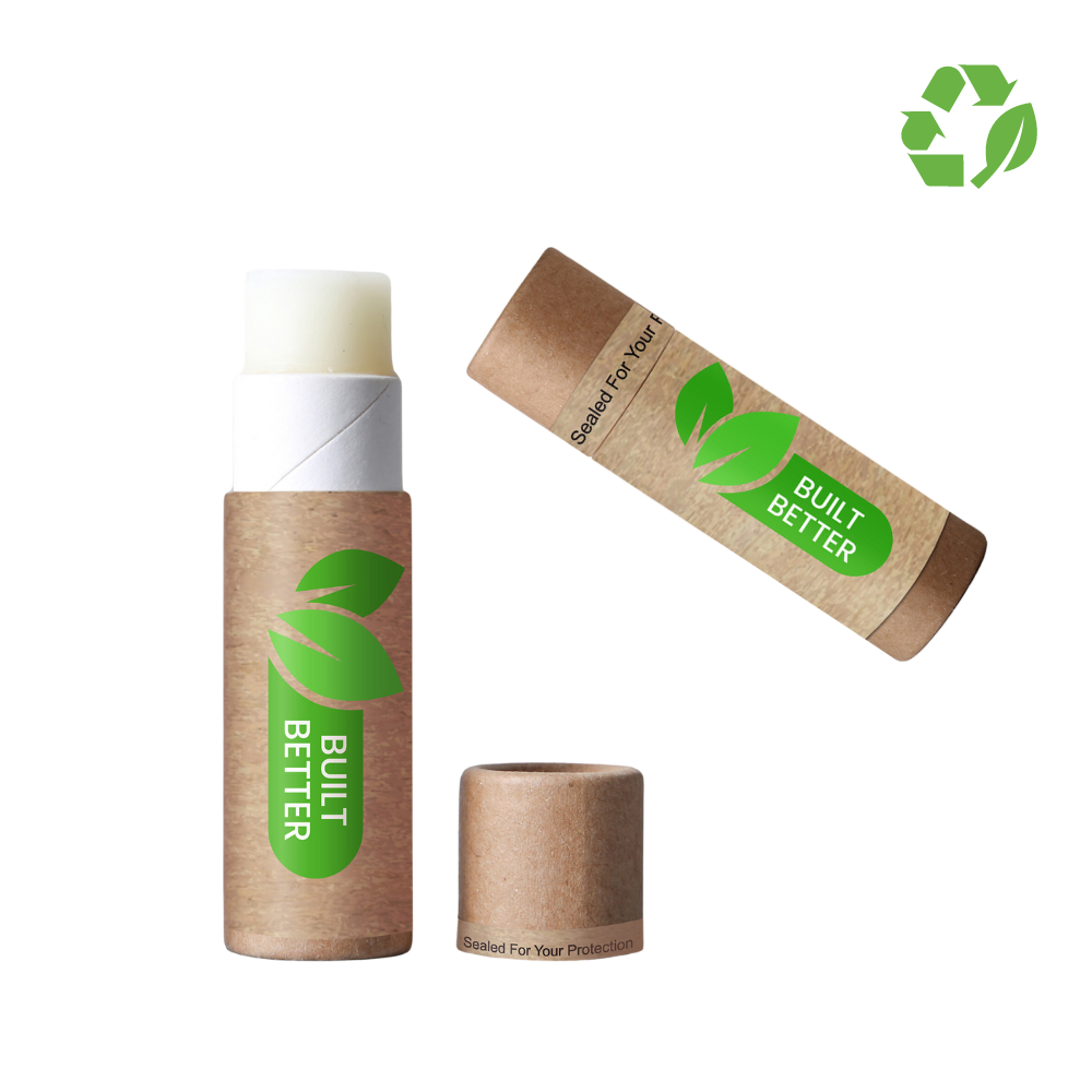 Recyclable Kraft Paper Beeswax Lip Balm 