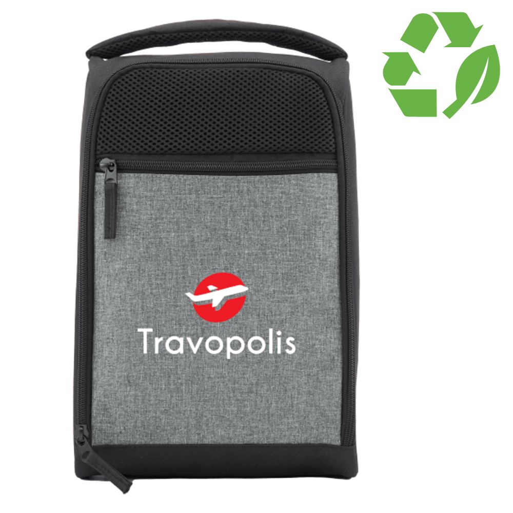 Recycled rPET Travel Shoe Bag | 13x9x13