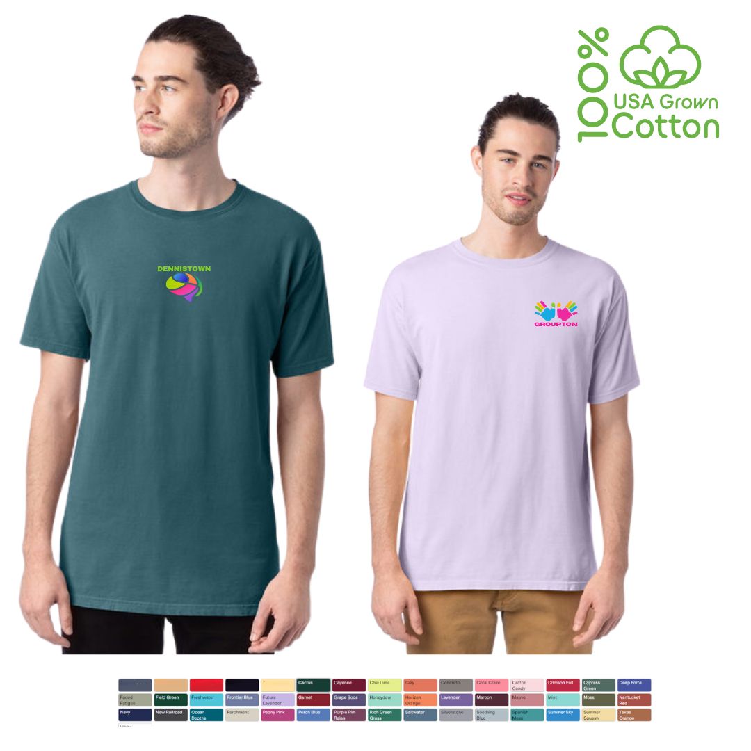 Ringspun Cotton Shortsleeve Ultra Soft T-Shirt | Full-Color | 4x4