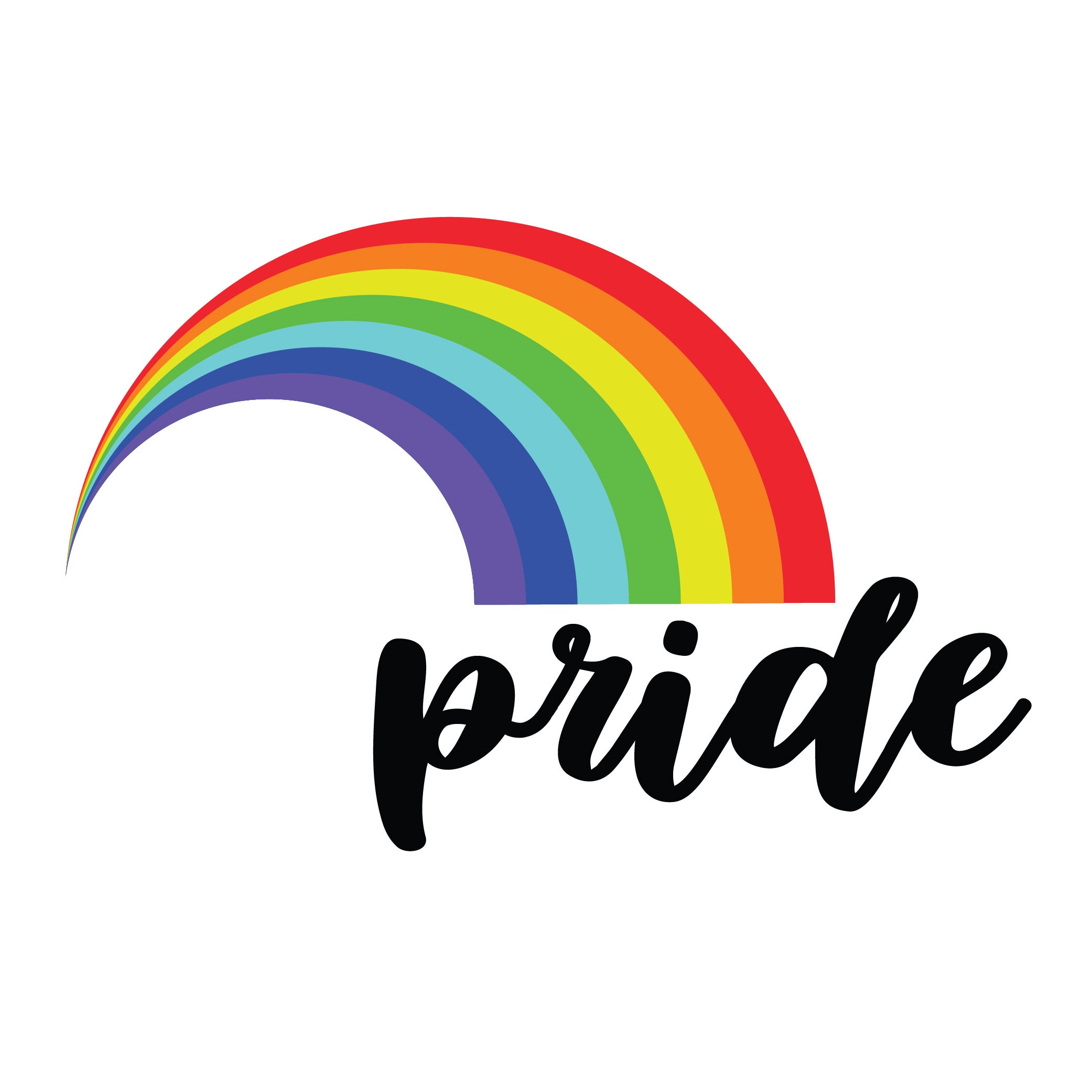 Pride Script Rainbow