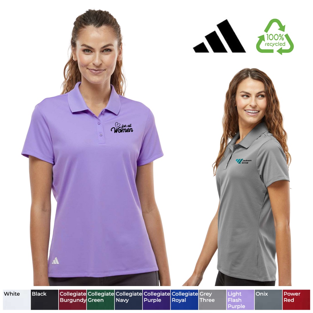 Embroidered Women's Adidas Sport Polo | Recycled