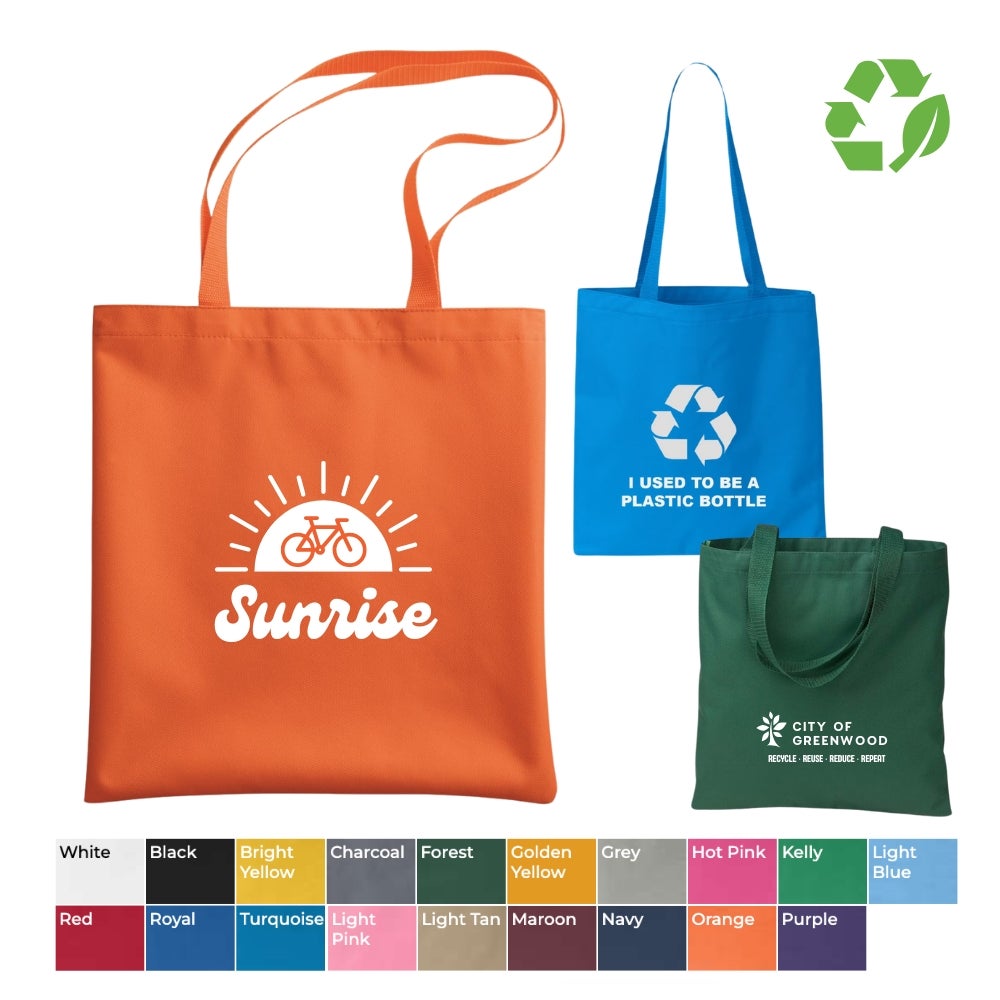 Custom Recycled Liberty Tote Bag | 14x15