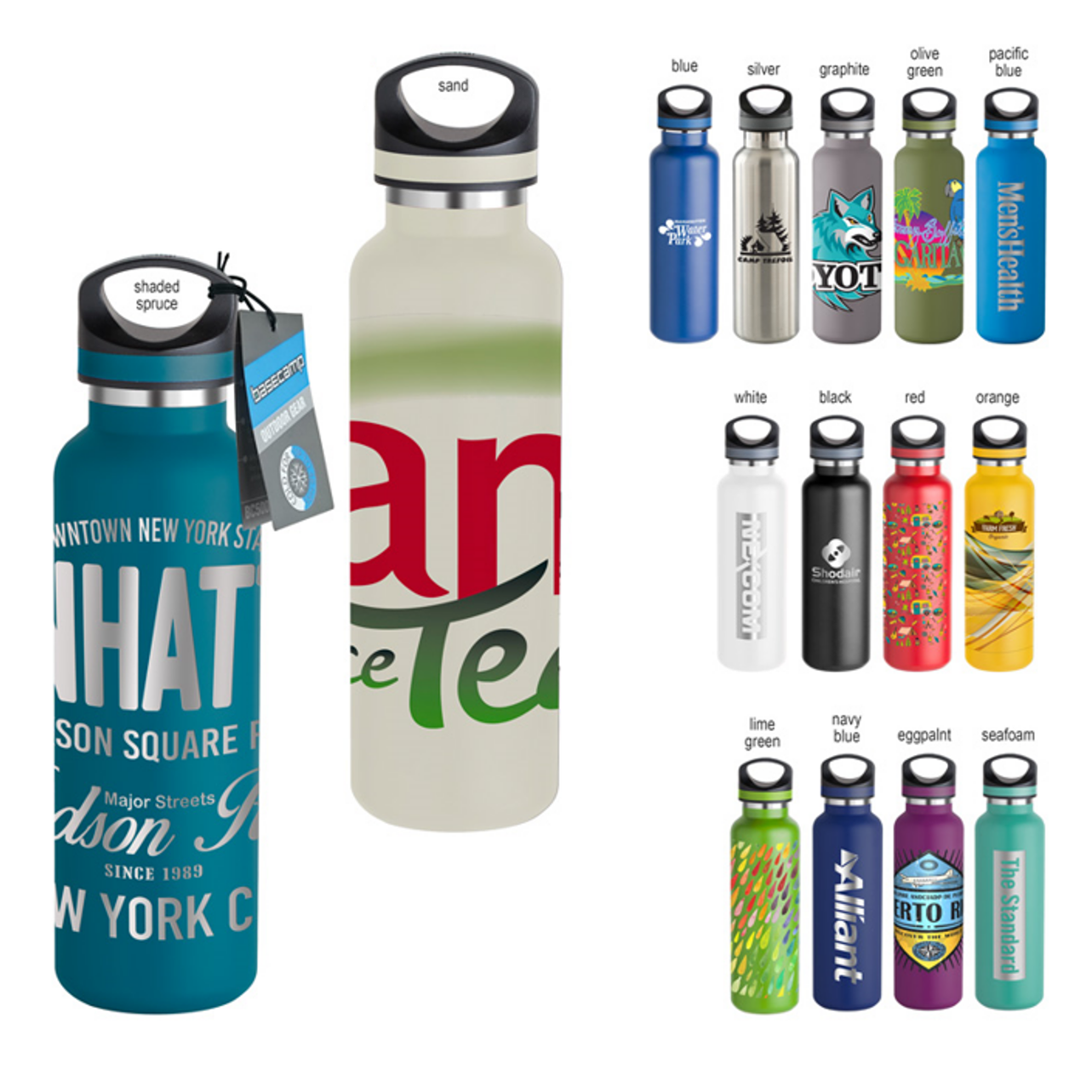 Basecamp Double Wall Stainless Steel Water Bottle | 20 oz