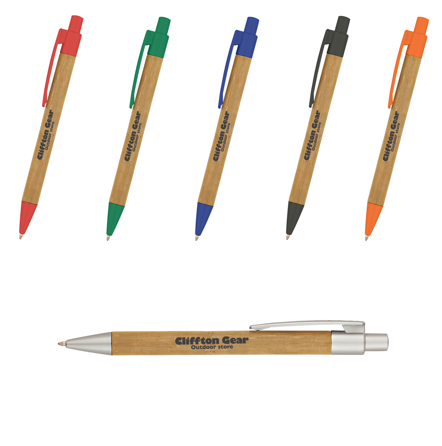 Bamboo Clicker Pen