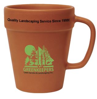 Ceramic Terra Cotta Flower Pot Mug