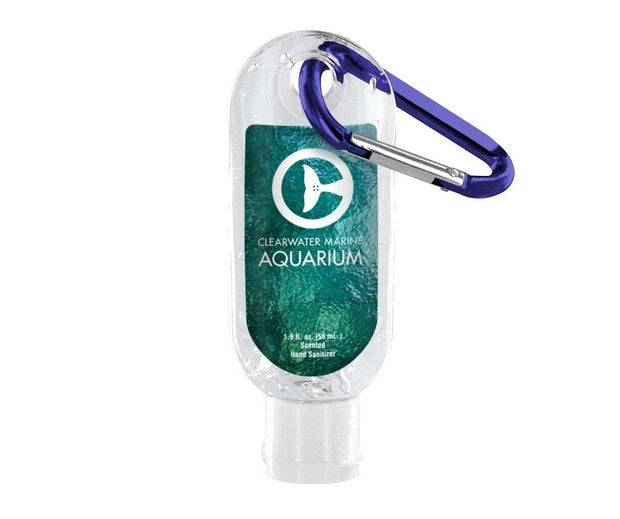 Custom Hand Sanitizer with Carabiner USA Made