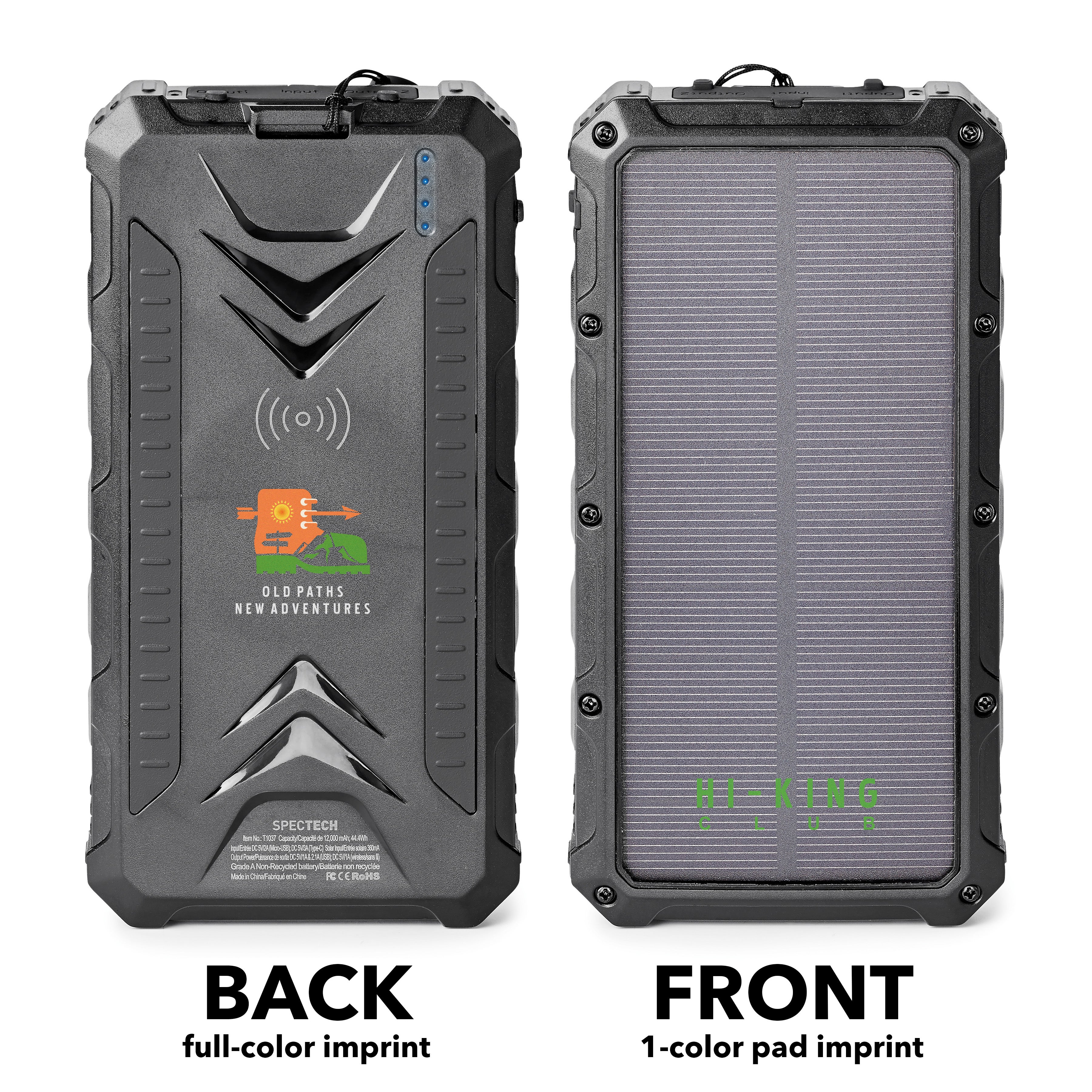 Custom Printed Solar Charger