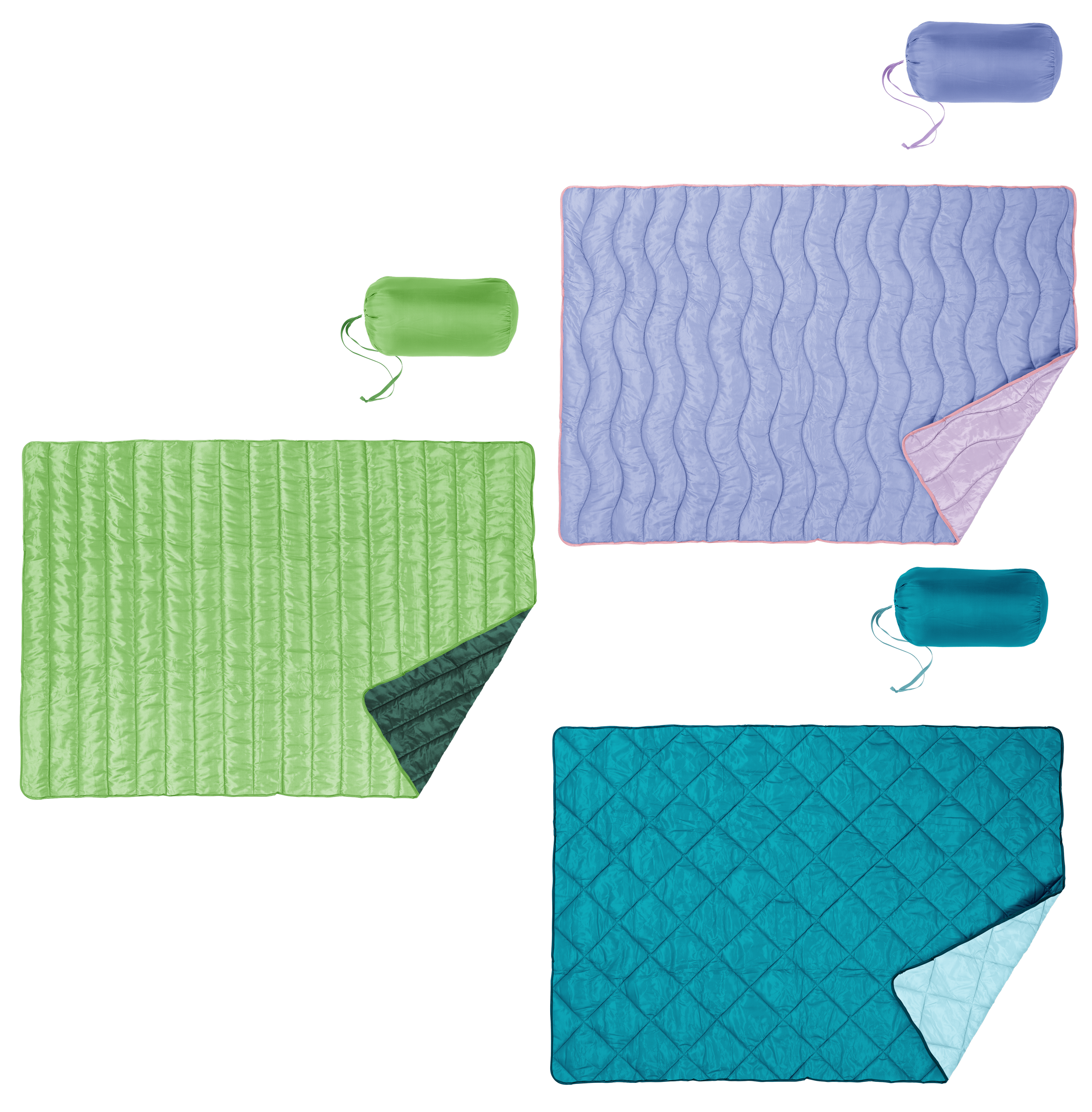 Custom Recycled Quilted Puffy Blanket Quilt Pattern
