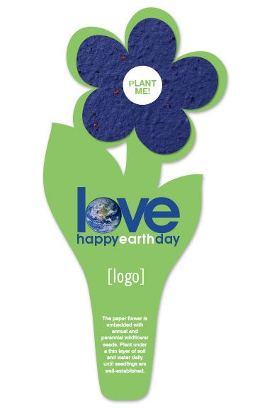 Earth Day Plantable Flower Bookmark | USA Made
