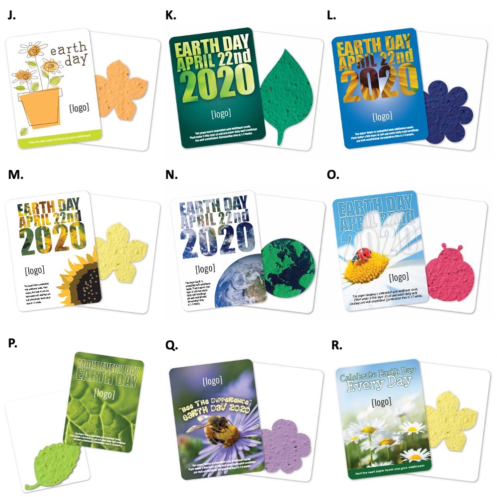 Earth Day Plantable Gift Packs
