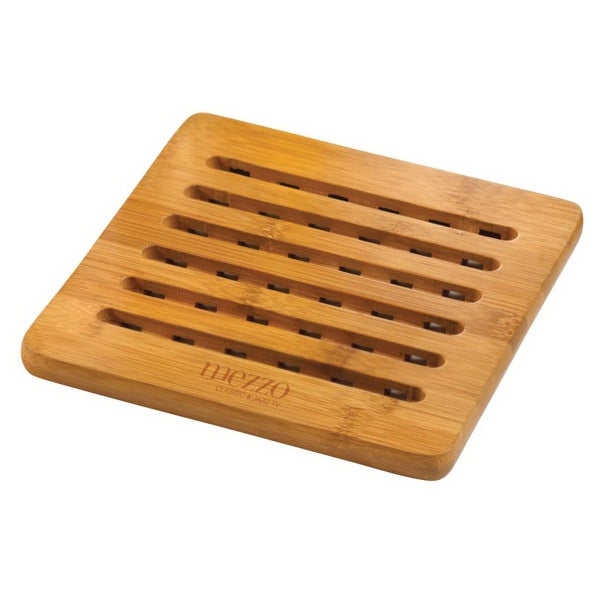 Custom Engraved Bamboo Trivet Promotional Product