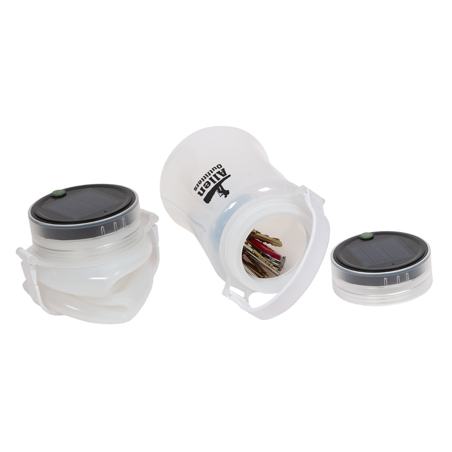 Custom Watertight Container Camping Hiking Outdoor Light Solar Power