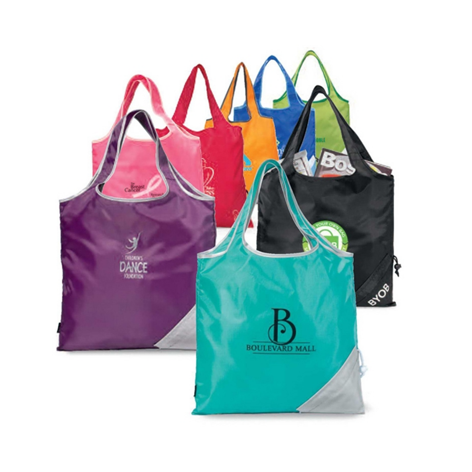 Breast Cancer Awareness Foldaway Shopping Bag