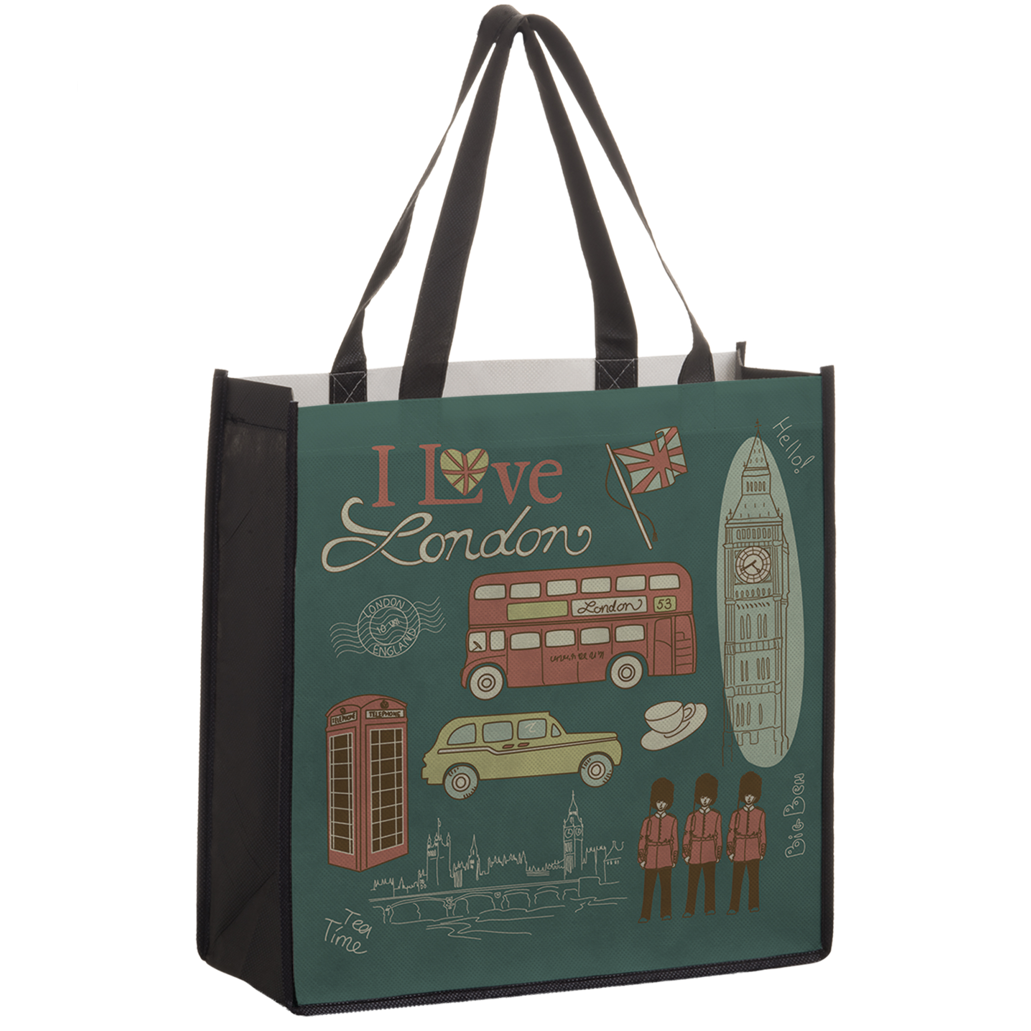 full Color Non Woven PET Shopping Bag Eco Friendly Reusable Bag Eco Friendly Promotional Bag