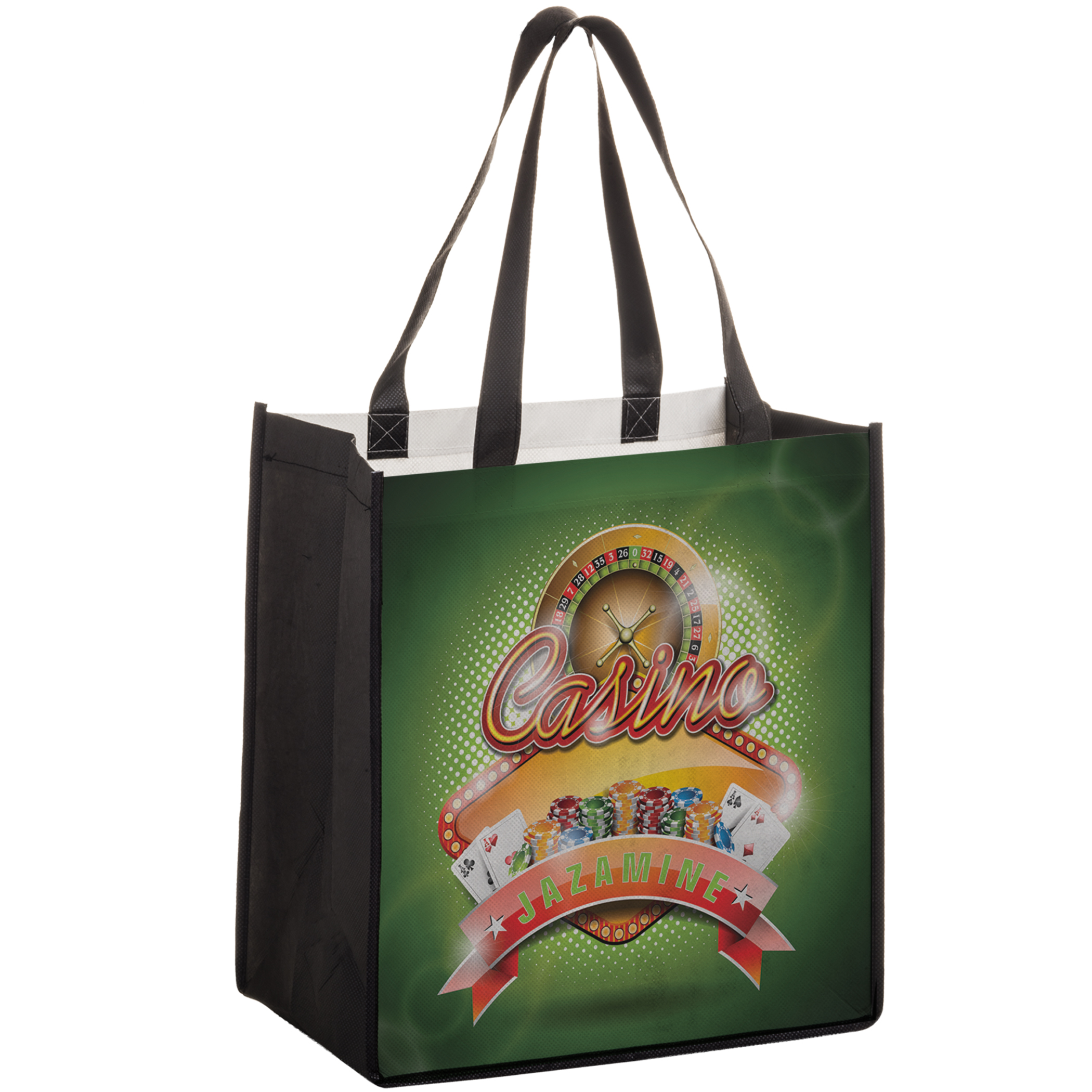 Full Color Non Woven PET Shopping Bag Eco Friendly Reusable Bag