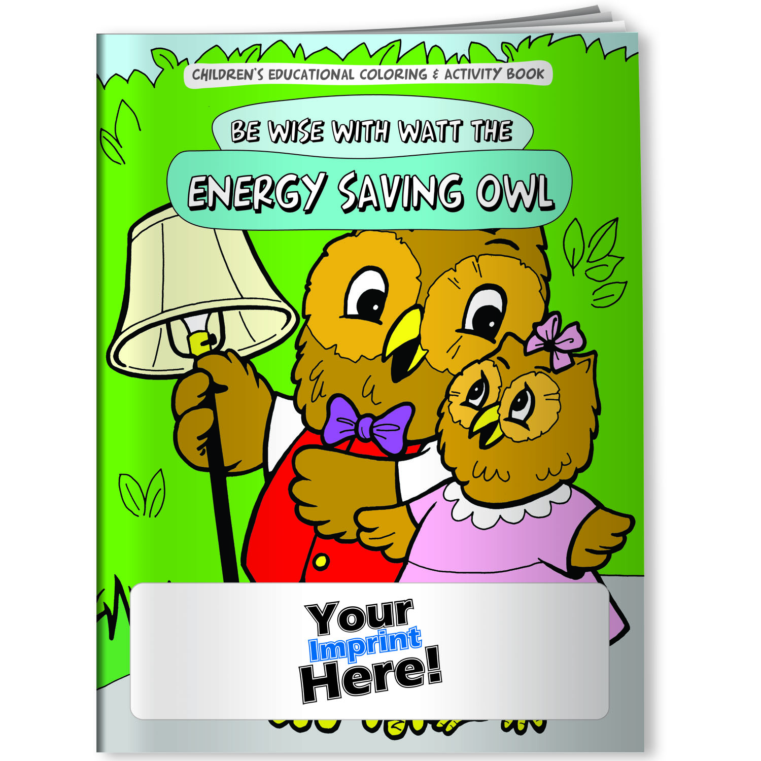 Personalized Coloring Books USA Made Energy Saving Eco Friendly Promo