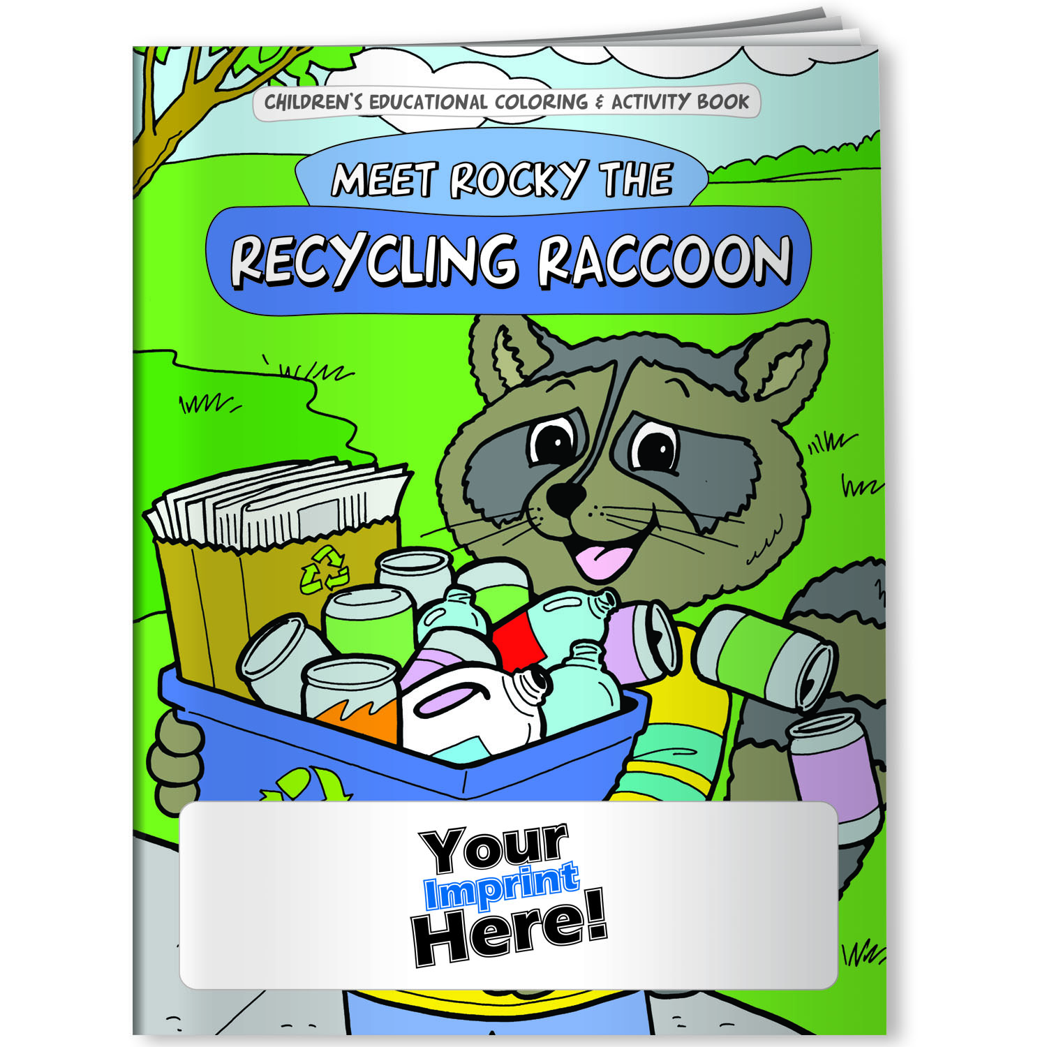 Personalized Coloring Books USA Made Recycling Activity Books